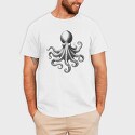 octopus draw, Tricou Barbati (Unisex)