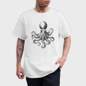 octopus draw, Tricou Barbati (Unisex)