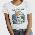 Cat Chill Vibes, Tricou Femei