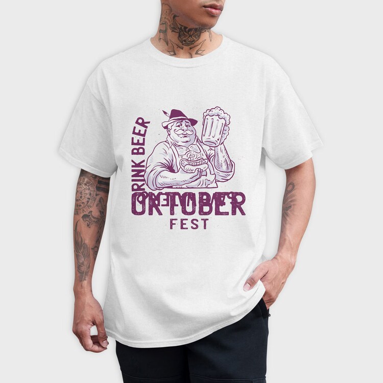 Save Water Oktoberfest, Tricou Barbati (Unisex)