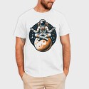 Astronaut Yoga Planet, Tricou Barbati (Unisex)