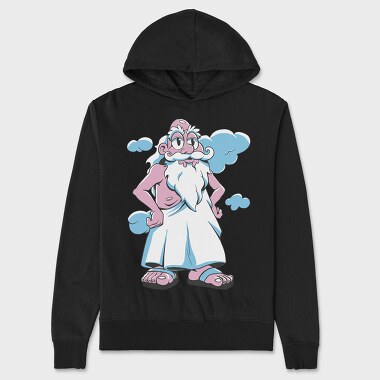 Oldman God Cartoon, Hanorac Oversize Barbati (Unisex)