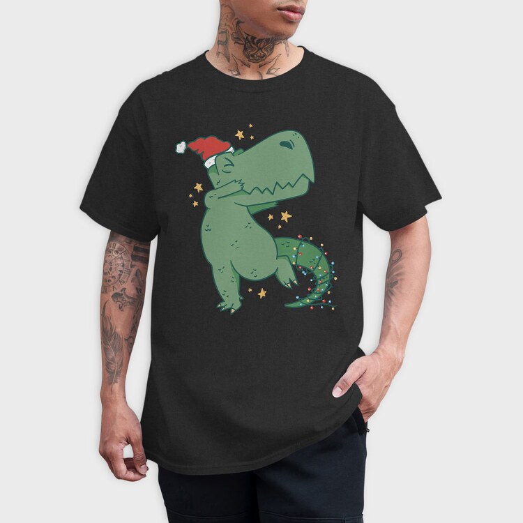 Christmas Dab Trex, Tricou Barbati (Unisex)