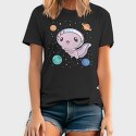Axolotl Space, Tricou Barbati (Unisex)