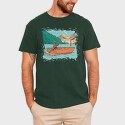 Fisherman Boat, Tricou Barbati (Unisex)