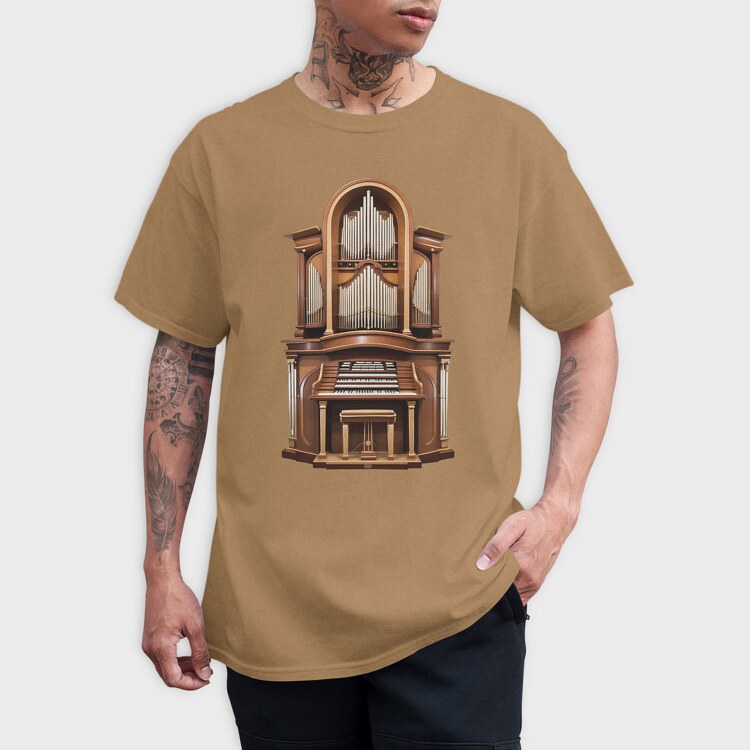 Church organ, Tricou Barbati (Unisex)