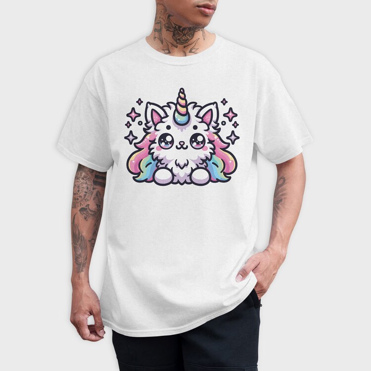 Unicorn Cute, Tricou Barbati (Unisex)
