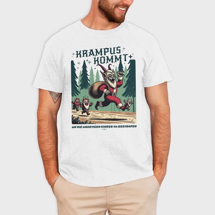 Krampus Kommt, Tricou Barbati (Unisex)