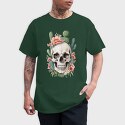Skull cactus Flowers, Tricou Barbati (Unisex)