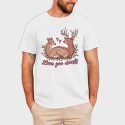 Valentine Deer, Tricou Barbati (Unisex)