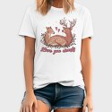 Valentine Deer, Tricou Barbati (Unisex)