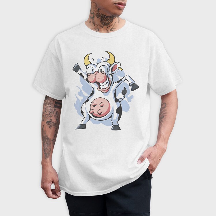 Cow Crazy, Tricou Barbati (Unisex)