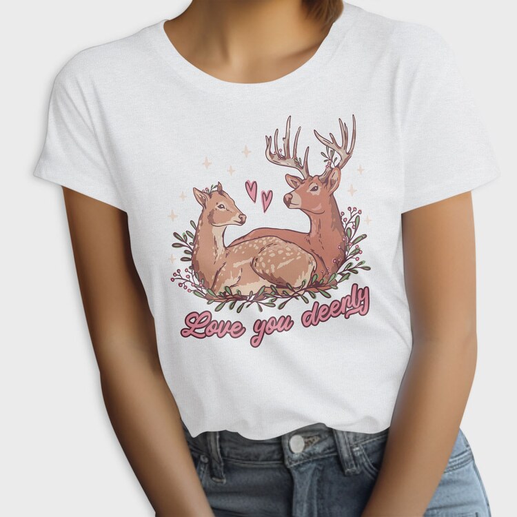 Valentine Deer, Tricou Femei