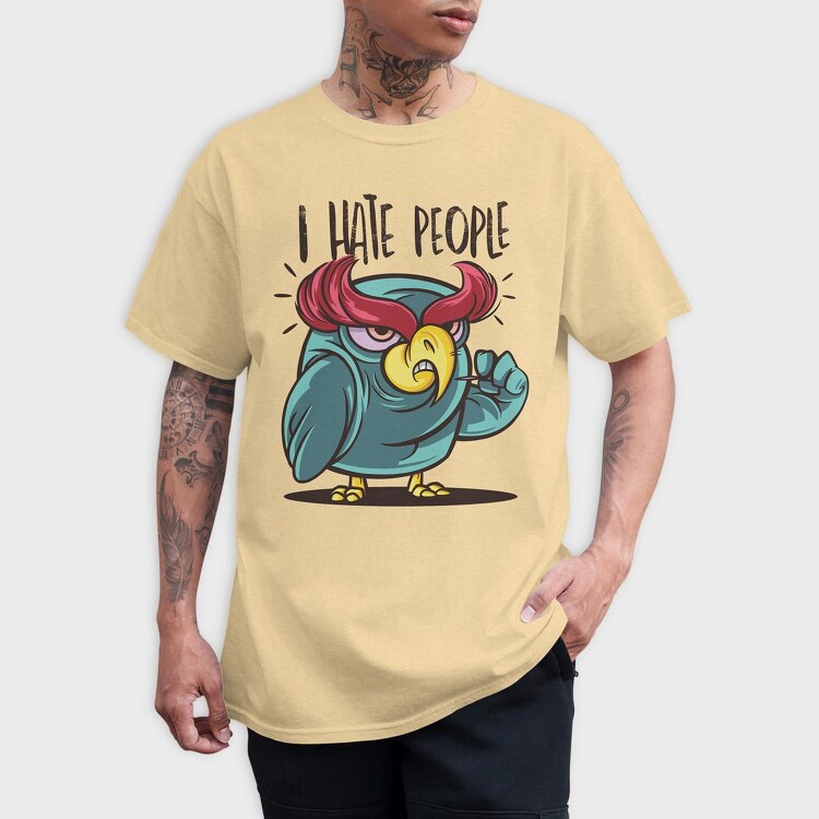 Owl, Tricou Barbati (Unisex)