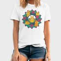 Llama Mandala, Tricou Barbati (Unisex)