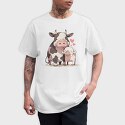 Pig Cow Love, Tricou Barbati (Unisex)
