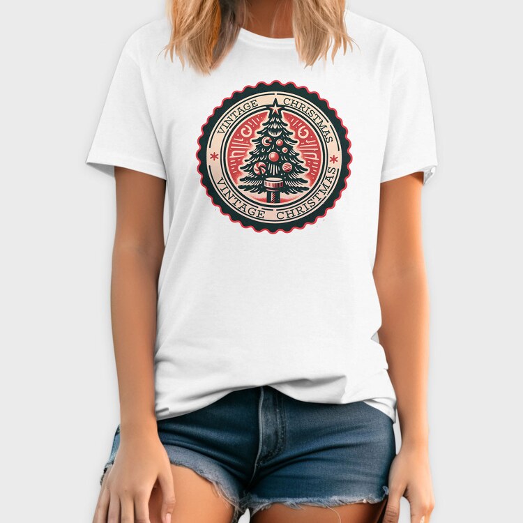 Vintage Christmas, Tricou Barbati (Unisex)
