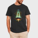 bigfoot and ufo, Tricou Barbati (Unisex)