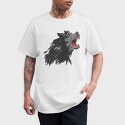 Wolf Cartoon, Tricou Barbati (Unisex)