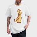 Cute Giraffe Cartoon, Tricou Barbati (Unisex)