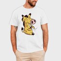 Giraffe Eating, Tricou Barbati (Unisex)