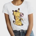 Giraffe Eating, Tricou Femei