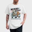 Merry and Bright Tree Cookie, Tricou Barbati (Unisex)