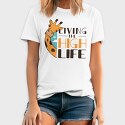 Giraffe High Life, Tricou Barbati (Unisex)