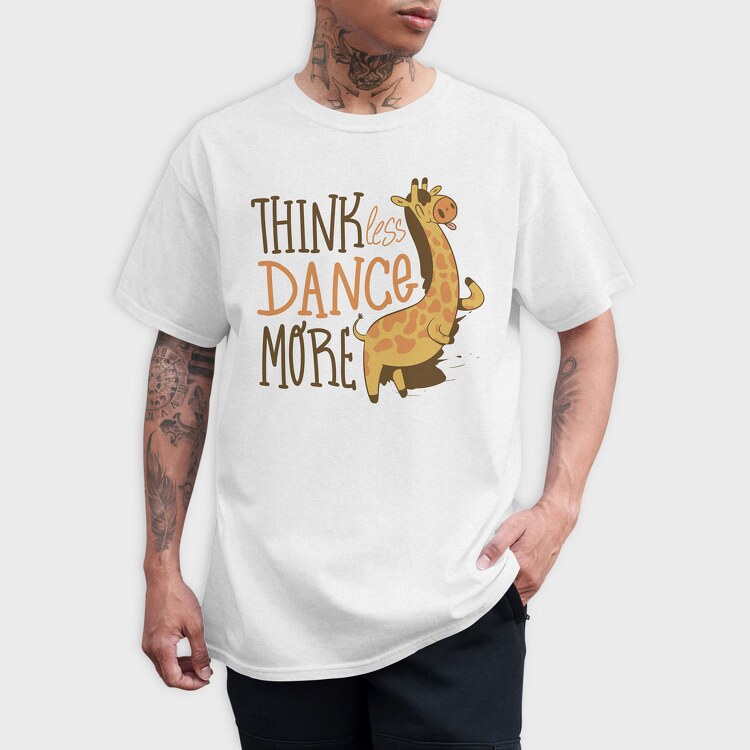 Dancing Giraffe, Tricou Barbati (Unisex)