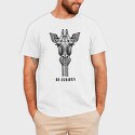 Giraffe Mandala, Tricou Barbati (Unisex)