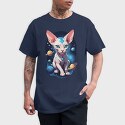 Sphynx Cat Space, Tricou Barbati (Unisex)