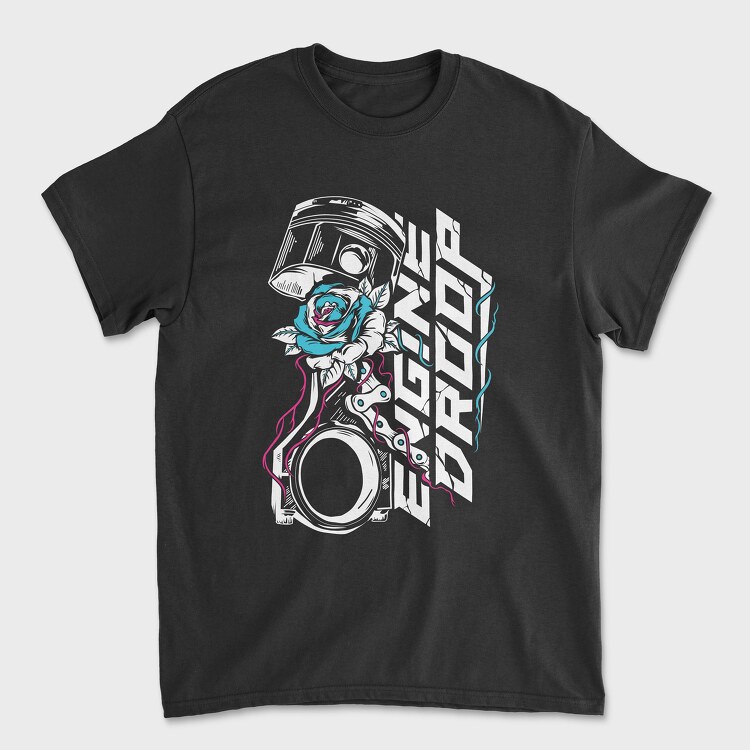 Engine Drop, Tricou Barbati (Unisex)