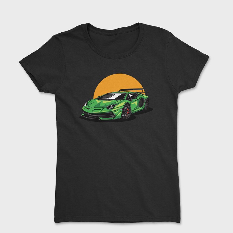 Lambo Sunset, Tricou Femei