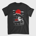 Skyline Sunset Mountain, Tricou Barbati (Unisex)