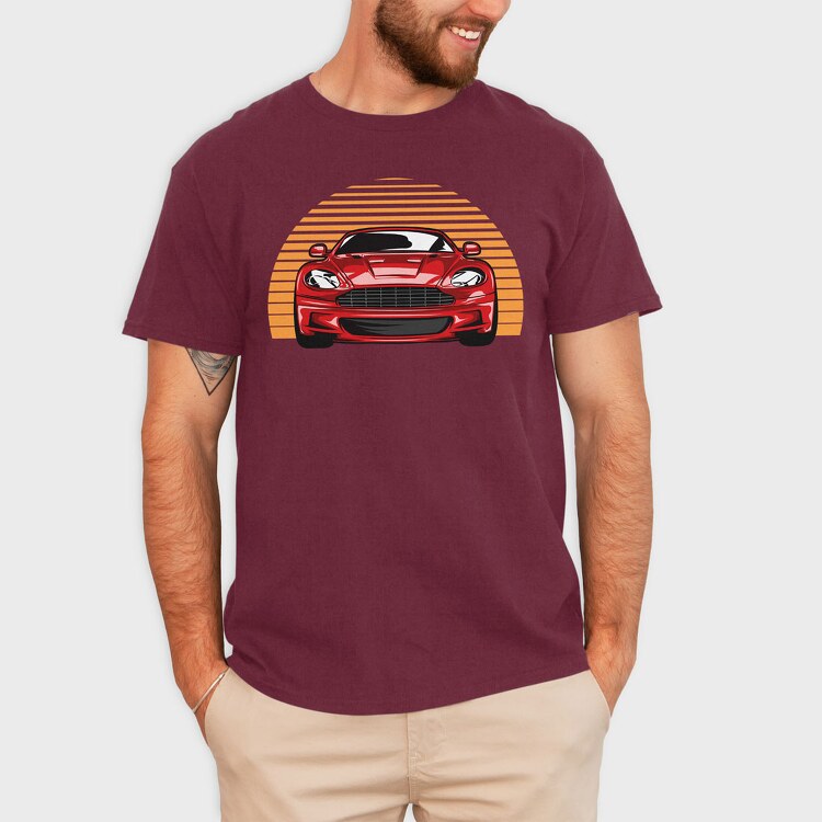 Aston Retro, Tricou Barbati (Unisex)