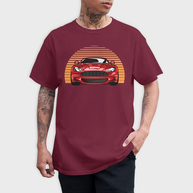 Aston Retro, Tricou Barbati (Unisex)