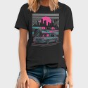 Skyline Retro Night, Tricou Barbati (Unisex)