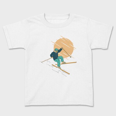 Skier Falling, Tricou Copii
