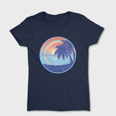 Sunset Rainbow Beach, Tricou Femei
