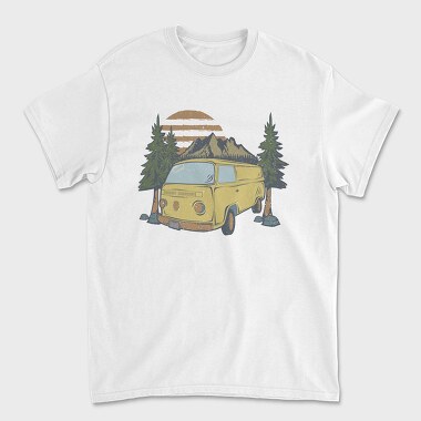 Retro Nature Outdoor 7, Tricou Barbati (Unisex)