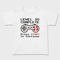 Retro Gamepad Lvl 30 Complete, Tricou Copii