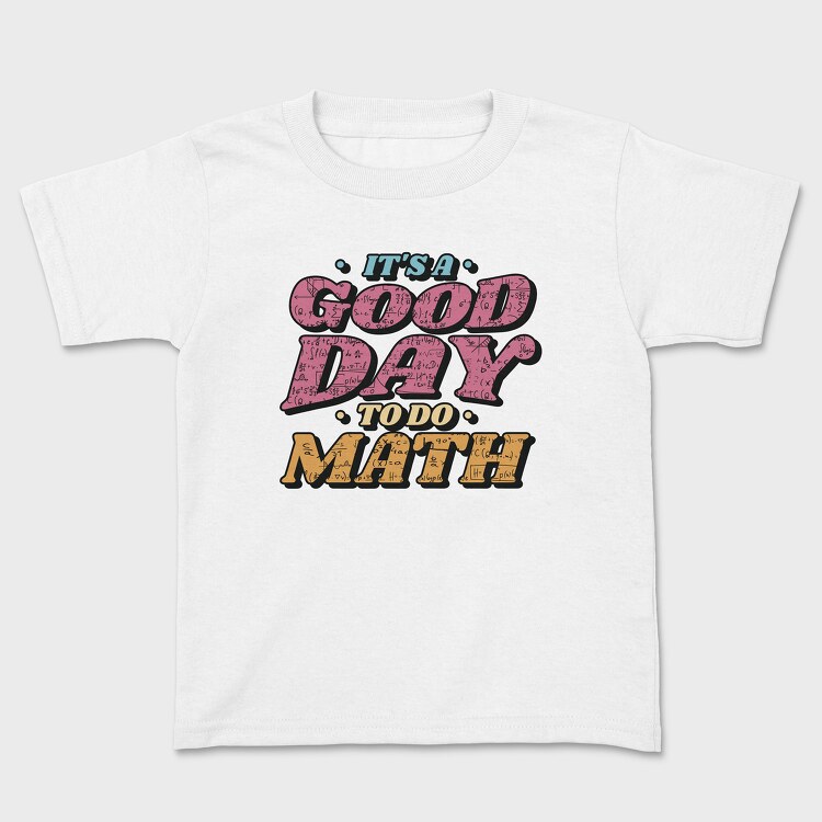 Good Day to Do Math, Tricou Copii