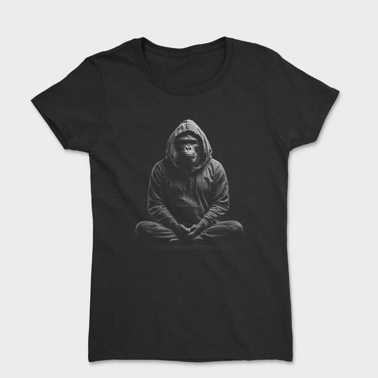 Meditating Gorilla, Tricou Femei