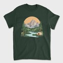 Nature Skylined, Tricou Barbati (Unisex)