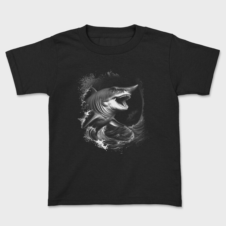 Realistic Goblin Shark, Tricou Copii