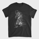 Skeleton Bicycle, Tricou Barbati (Unisex)