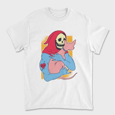 Skeleton Sphynx Cat, Tricou Barbati (Unisex)