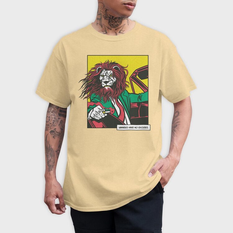 Lion Comics, Tricou Barbati (Unisex)