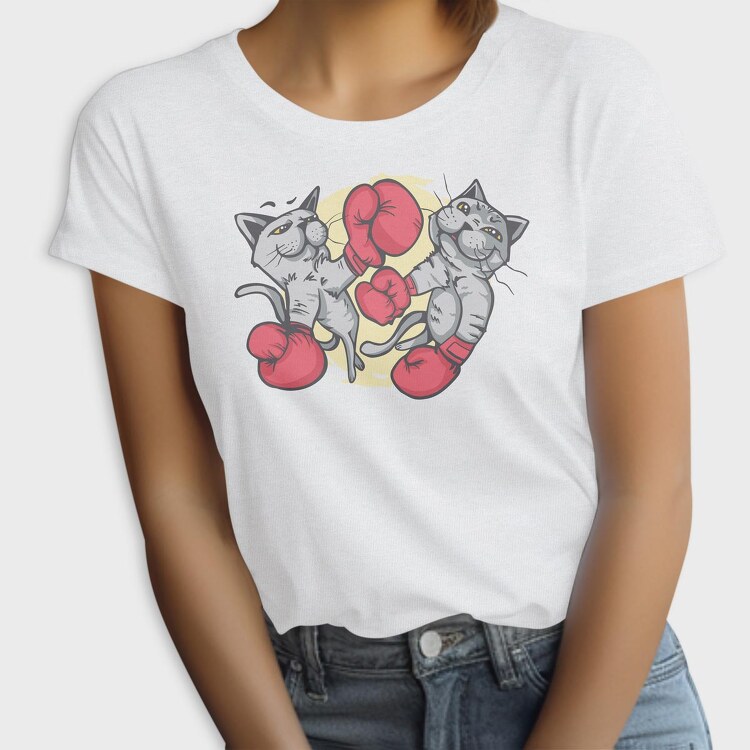 Boxing Cats, Tricou Femei