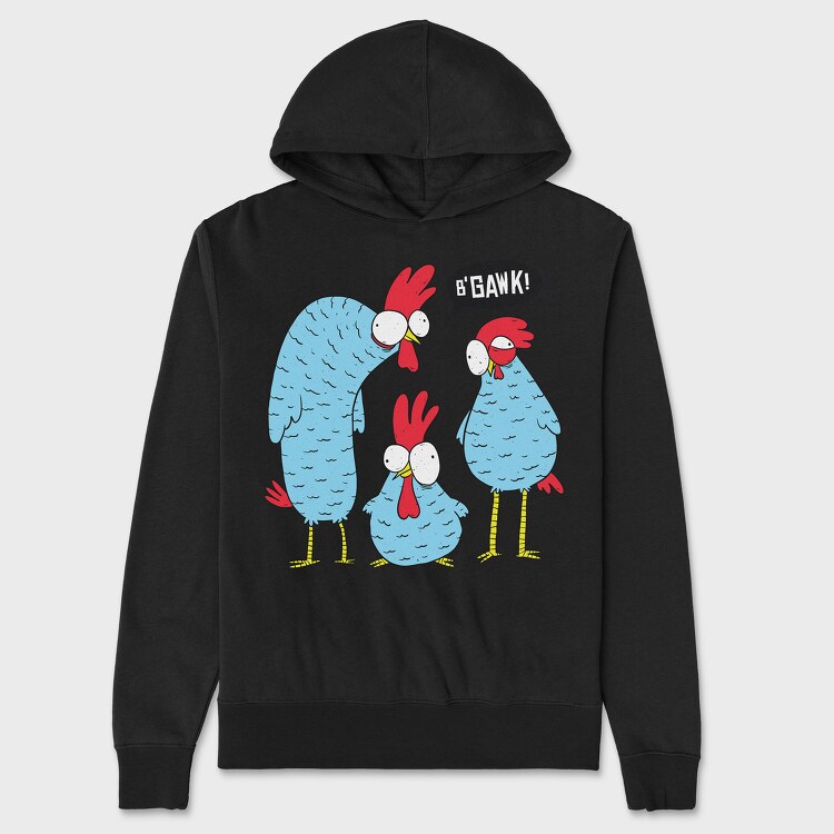 Crazy Chicken, Hanorac Oversize Barbati (Unisex)